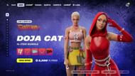 The Doja Cat skin in Fortnite is now in the Item Shop (Image via Sportskeeda Gaming || Epic Games)